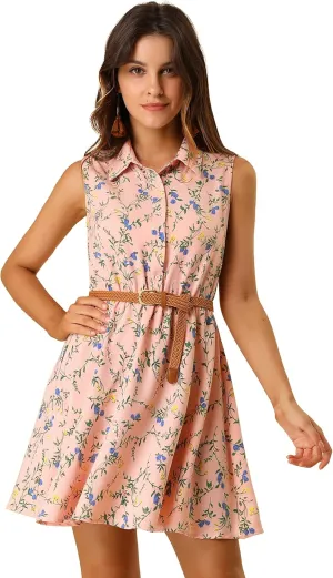 Allegra K womens Belt Dress