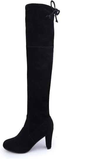 Ankle Boots for Women Comfy Women's Boots Spring Winter Knee Boots Long Boots Comfortable Square Heel Shoes