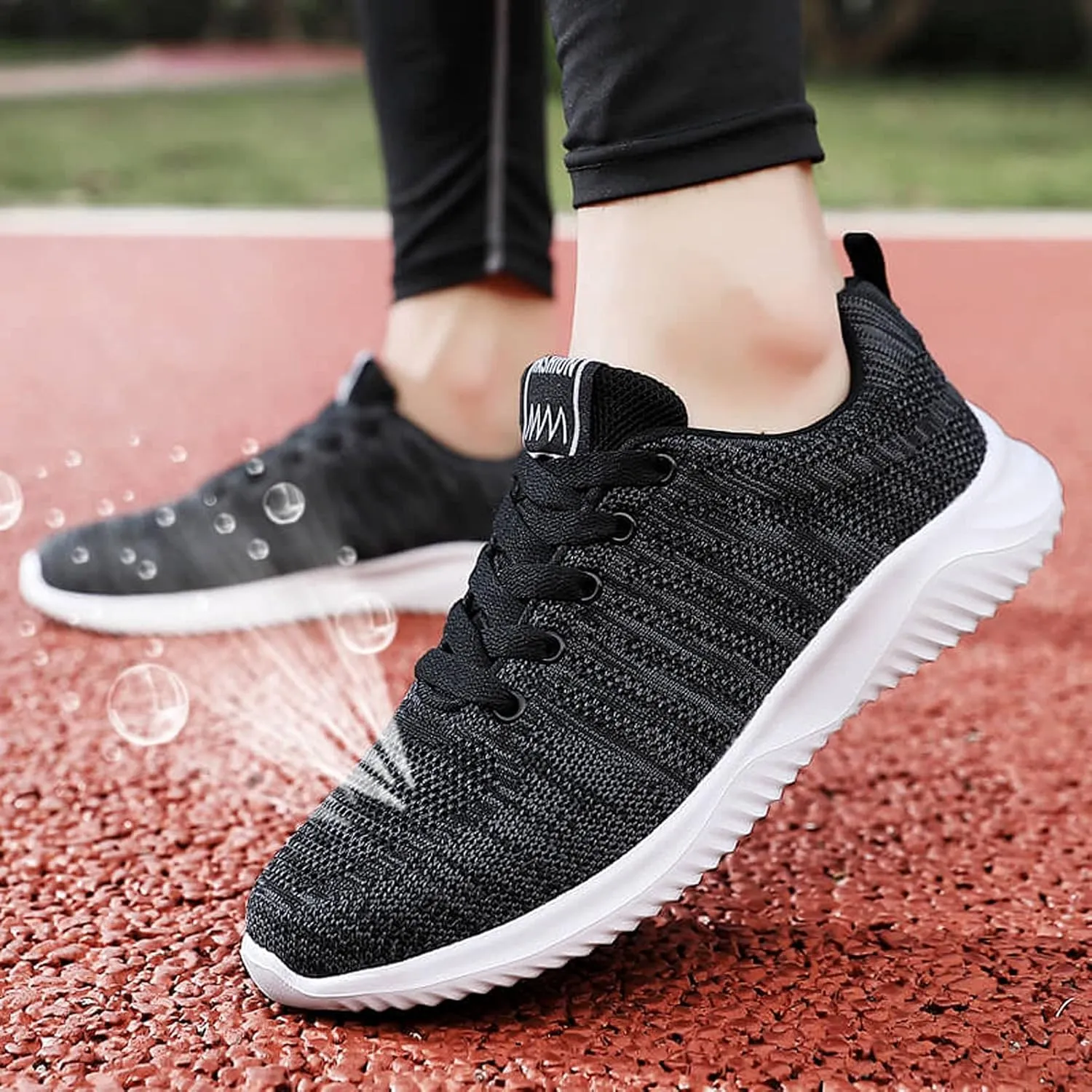 Athletic Fashion Sneakers for Men Recovery Air Athletic Running Tennis Shoe Lightweight Diabetic Shoes for Men