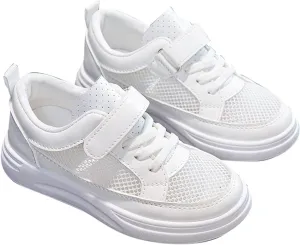 Boys Girls Mesh Breathable Non Slip Tennis Shoes Casual Running Sports Walking Athletic Shoes Wedges for Girls Size 4