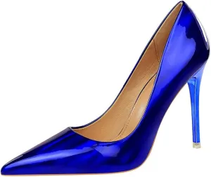 ChaiRong Zhou Women's Fashion Floral Pumps Stiletto Heels Pointed Toe Casual Print Shoes for Evening Party