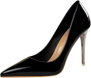 ChaiRong Zhou Women's Fashion Floral Pumps Stiletto Heels Pointed Toe Casual Print Shoes for Evening Party