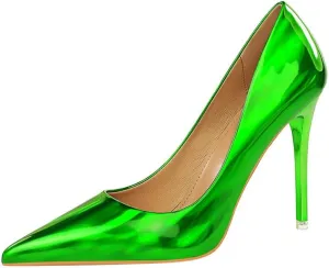 ChaiRong Zhou Women's Fashion Floral Pumps Stiletto Heels Pointed Toe Casual Print Shoes for Evening Party