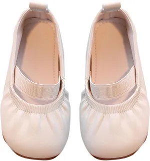 Girl Dress Shoes Toddler Flower Girl Dress Shoes Square Toe Ballet Flat for Part School Toddler Dress Baby Shoes