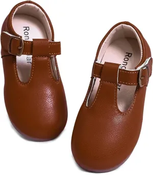 Girls' Mary Jane Shoes  Red Dress Shoes with Buckle, Perfect for School and Uniform, Comfortable and Stylish Girls' Shoes