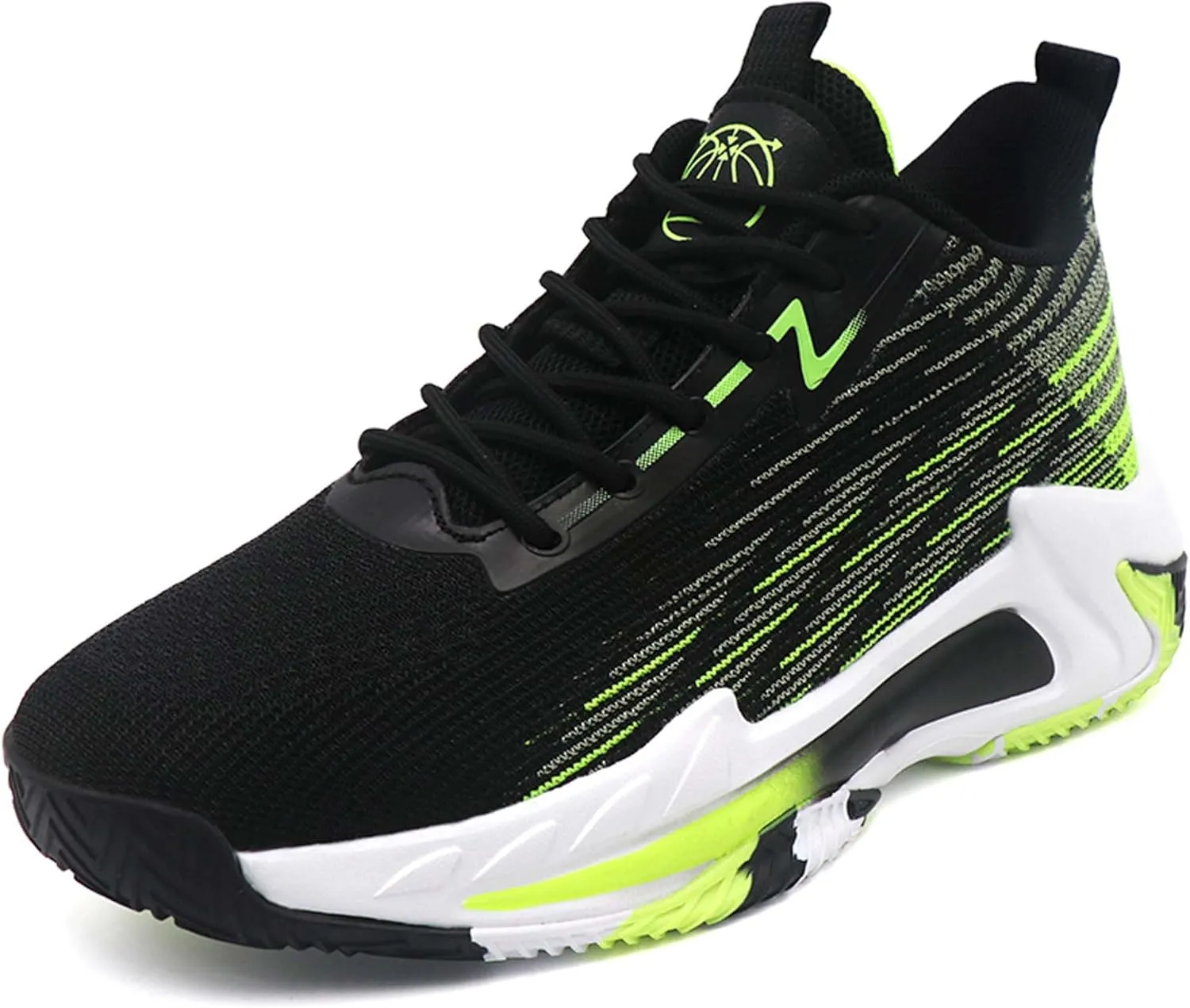 Men's Basketball Shoes, Lightweight Knitted mesh Fabric Upper, Upper Support, Breathable, Non-Slip wear-Resistant, Arch Support, Indoor and Outdoor Basketball Shoes Sneakers, Running Shoes