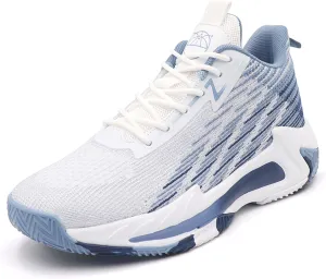 Men's Basketball Shoes, Lightweight Knitted mesh Fabric Upper, Upper Support, Breathable, Non-Slip wear-Resistant, Arch Support, Indoor and Outdoor Basketball Shoes Sneakers, Running Shoes