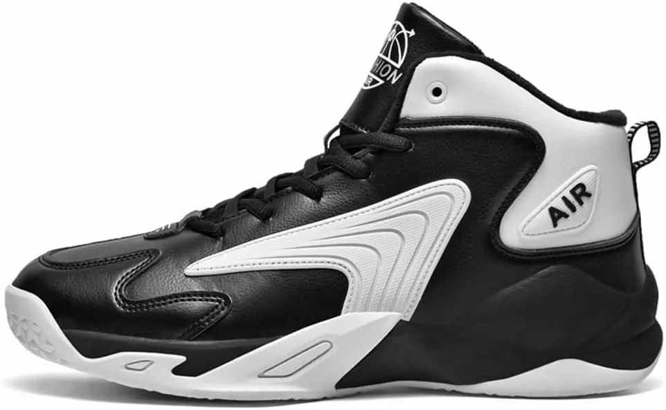 Men's High Top Basketball Shoes Fashion Running Sneakers Indoor Outdoor Non Slip Training Athletic Shoes