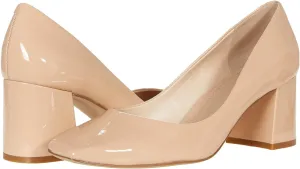 MOOMMO Low Chunky Block Heels Pumps for Women Comfortable Square Closed Toe Slip On Dress Shoes Matte Leather 2 Inch Low Heels Classic Wedding Bridal Office Work Pump Shoes Formal Casual 4-11 M US