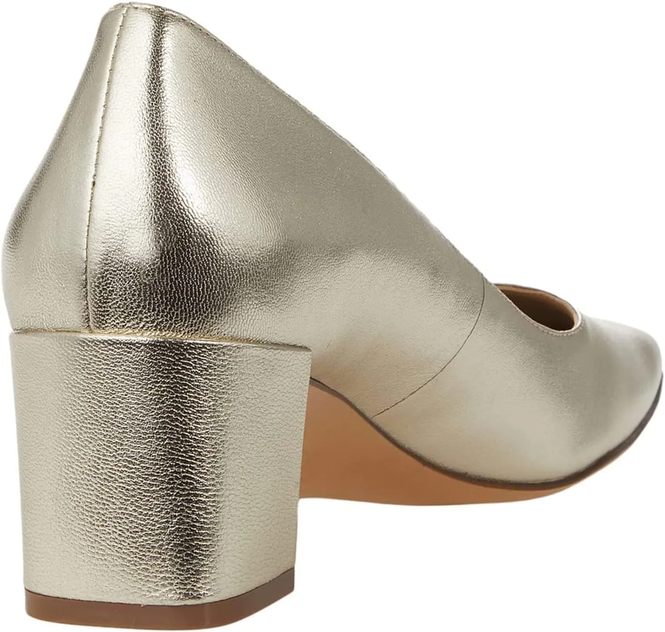 MOOMMO Low Chunky Block Heels Pumps for Women Comfortable Square Closed Toe Slip On Dress Shoes Matte Leather 2 Inch Low Heels Classic Wedding Bridal Office Work Pump Shoes Formal Casual 4-11 M US