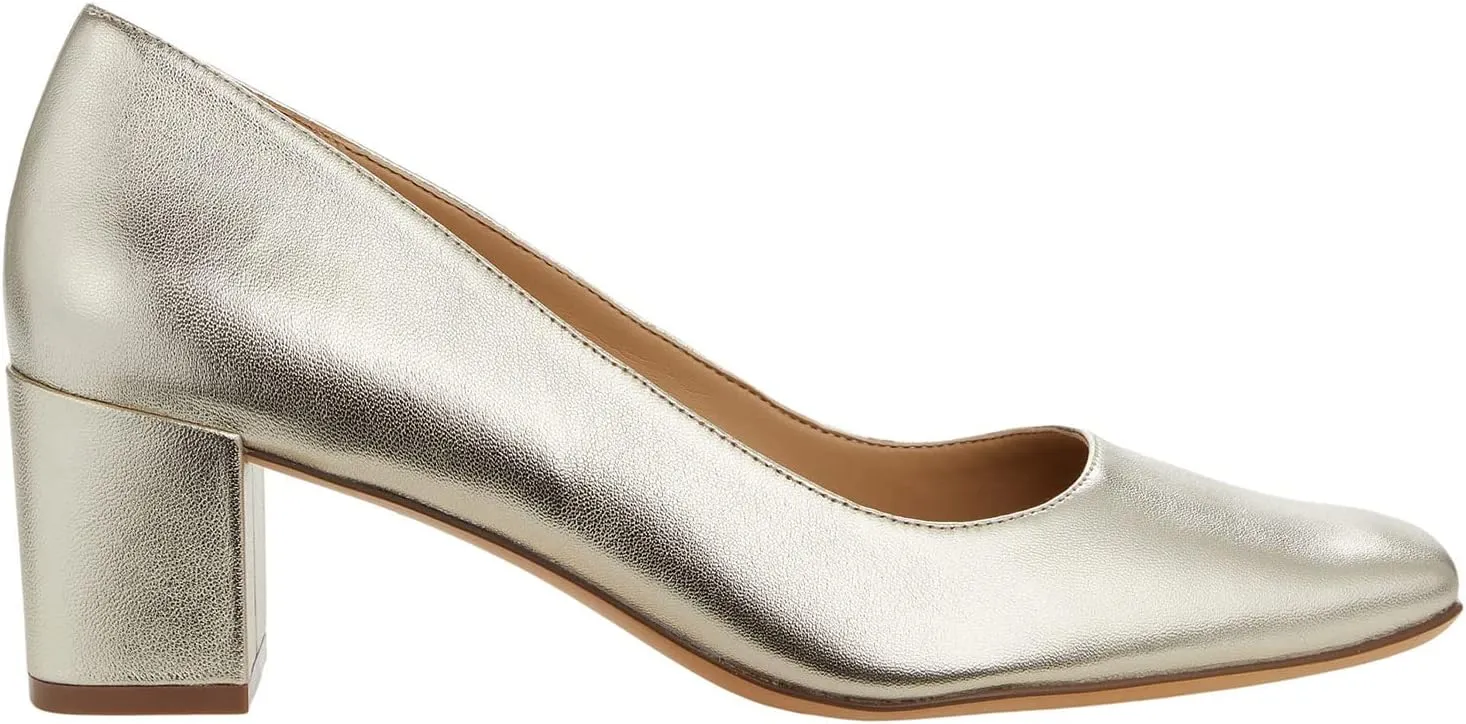MOOMMO Low Chunky Block Heels Pumps for Women Comfortable Square Closed Toe Slip On Dress Shoes Matte Leather 2 Inch Low Heels Classic Wedding Bridal Office Work Pump Shoes Formal Casual 4-11 M US