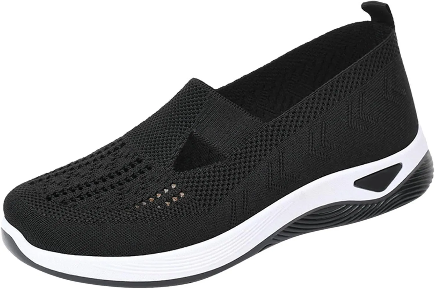 Orthopedic Shoes for Women Woven Slip on Walking Tennis Shoes Womens Food Service Dress Casual Shoes Slip On Sneakers Tennis Shoe Loafers Dress Shoe