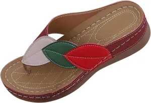 Platform High Heels Vacation Shoes Flip Flops For Ladies Summer Wedges Sandals Shoes Women Slippers Bohemian Sandals
