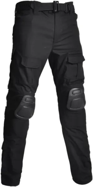 TOMITANY Mens Military Tactical Pants Slim Fit Cargo Camo Pant Waterproof Airsoft Combat Pants with Knee Pads