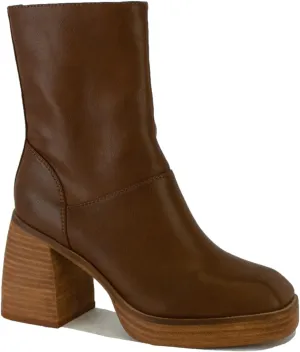 Women's Block Heel Ankle Boots Cowboy Boots Mid Calf Boots Cowgirl Boots Stacked Leather Heel Pointed Toe Boots Fashion Boots