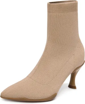 Womens Minimalist Pointed Toe Ankle Boots