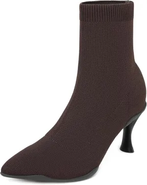 Womens Minimalist Pointed Toe Ankle Boots