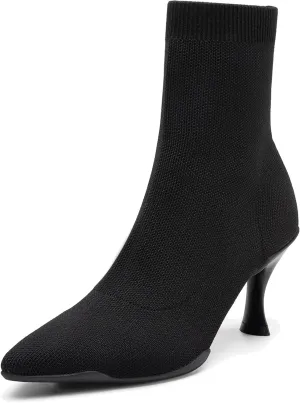 Womens Minimalist Pointed Toe Ankle Boots