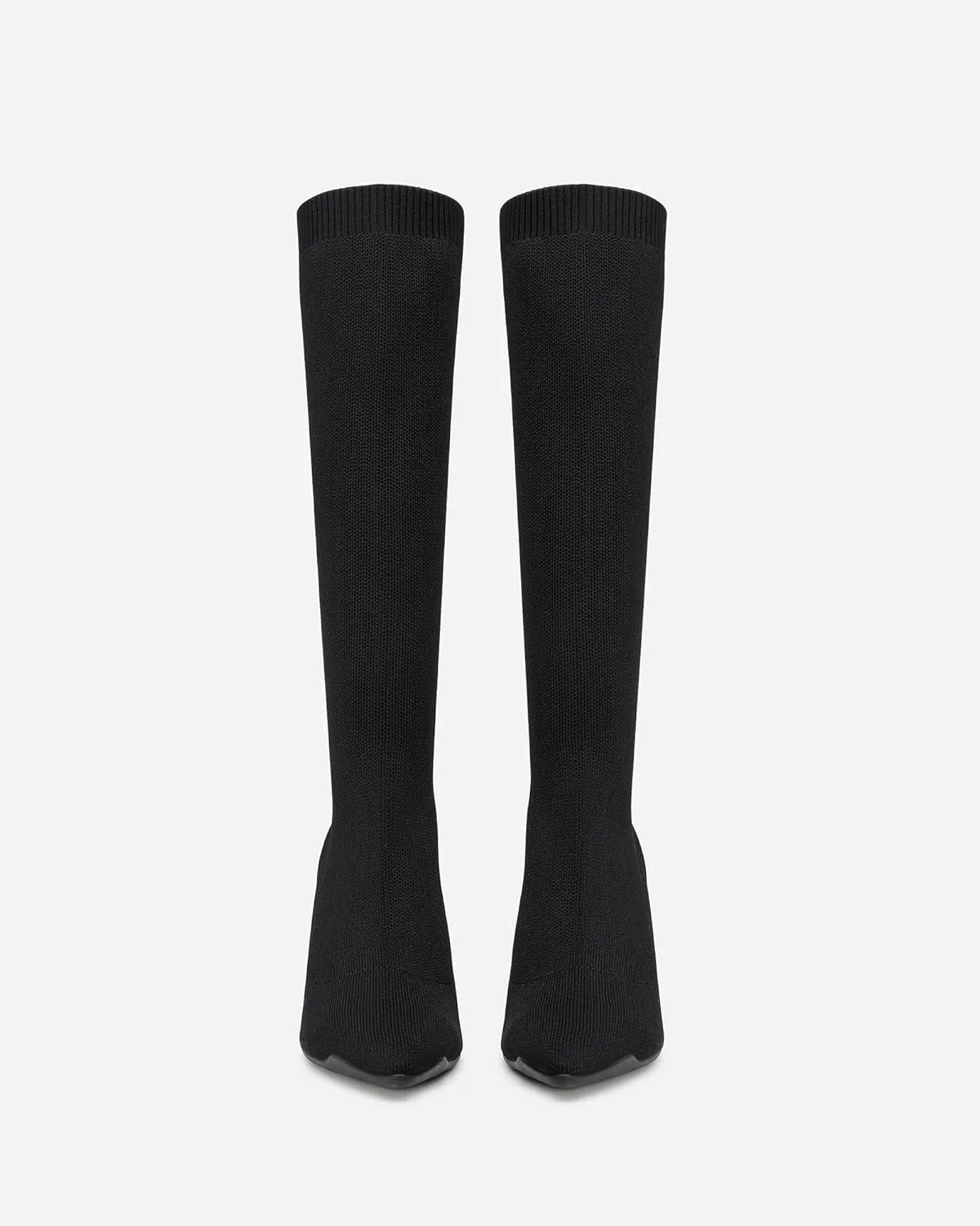 Womens Minimalist Pointed Toe High Boots