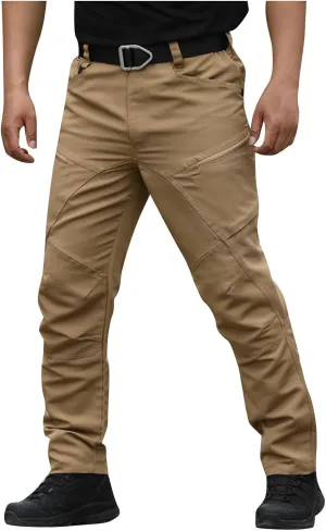 Xiaojmake Mens Tactical Cargo Pants Outdoor Waterproof Lightweight Military Combat Trousers Lightweight EDC Work Hiking Pants