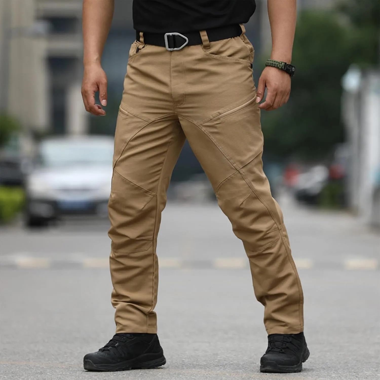 Xiaojmake Mens Tactical Cargo Pants Outdoor Waterproof Lightweight Military Combat Trousers Lightweight EDC Work Hiking Pants
