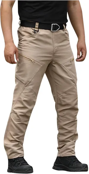Xiaojmake Mens Tactical Cargo Pants Outdoor Waterproof Lightweight Military Combat Trousers Lightweight EDC Work Hiking Pants