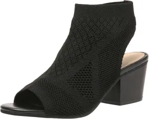 ZSpzx Block Heel Sandals for Women,Comfortable Open Toe Low Chunky Heels Dress Women's Cut Out Sandal Women Boots Cutout Ankle Strap High Heeled Womens Knitted Summer Outdoor Booties for Party