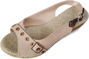 ZSpzx Espadrilles Wedge Sandals for Women 2025 Orthopedic Dressy Summer Walking Slippers Arch Support Platform Sandal Womens Comfortable Open Toe Ankle Strap Boho Casual Slip on Beach Shoes
