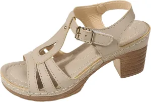 ZSpzx Summer Sandals For Women 2025,Women's Chunky Block Mid Heels Sandals Fish Mouth Ankle Straps Hollow Out Comfortable Platform Sandal Summer Heel Adjustable Walking Strap Low Dress Shoes
